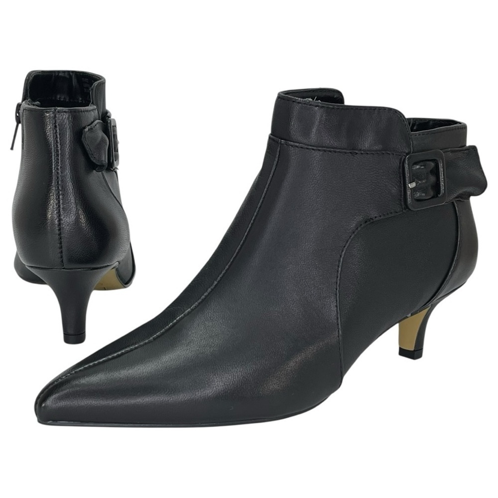 Bella Vita Bindi Black Leather Womens Shooties Size 7M - Picture 10 of 14